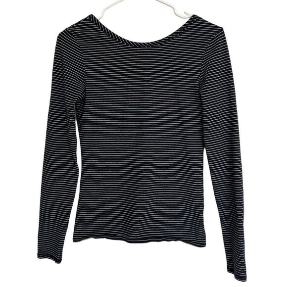 Victoria’s Secret Striped Low Back Long Sleeve Shirt size S y2k - Picture 1 of 5
